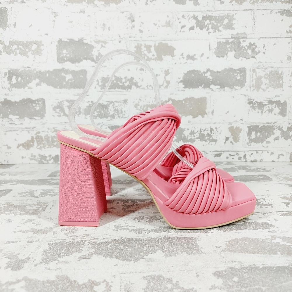 NEW Dolce Vita Women's Emeley Pink Slip-On Double Band Dress Sandals W200 - Picture 6 of 12